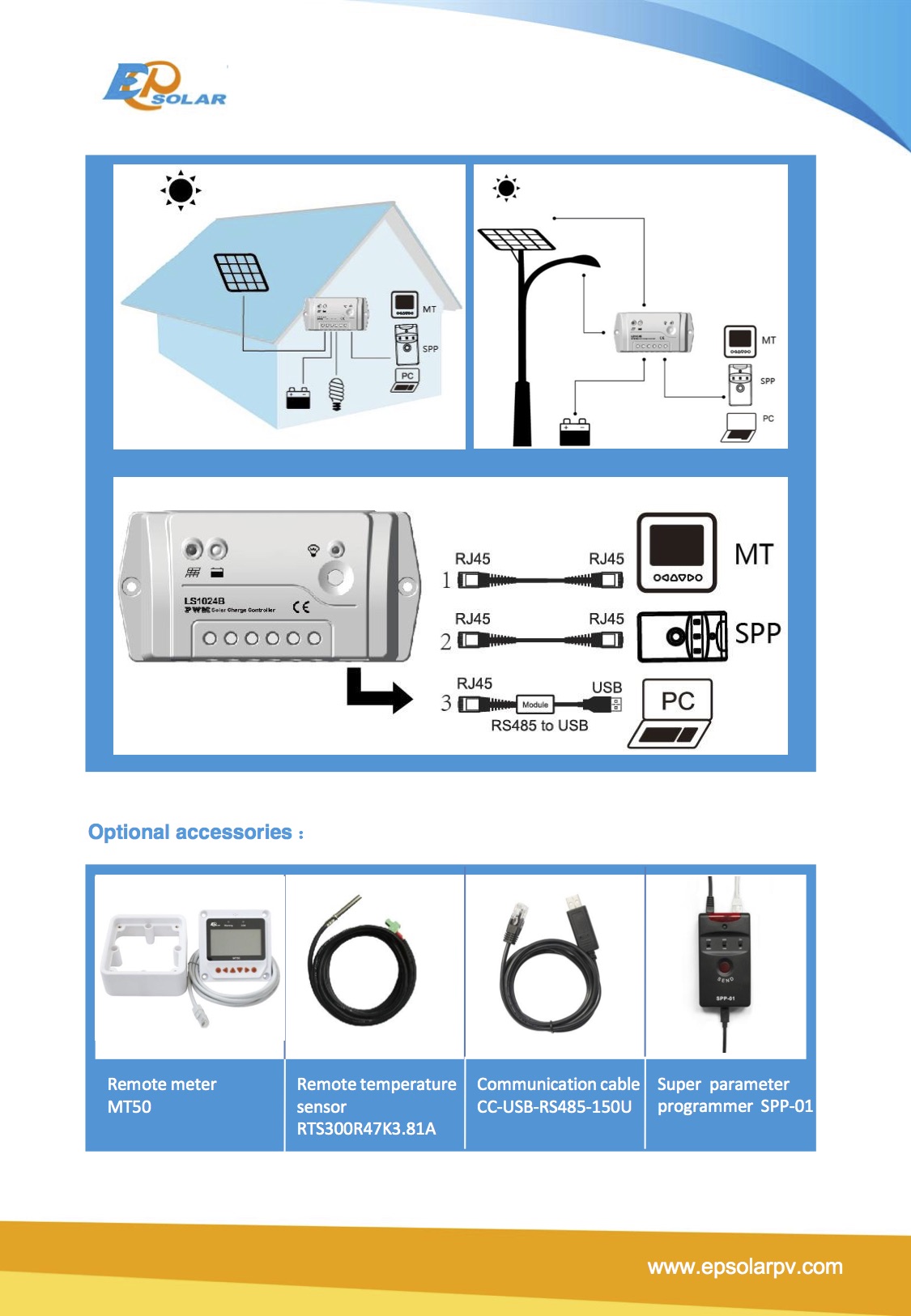 especificaciones EPSOLAR4